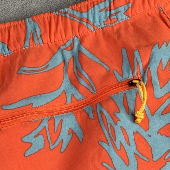 The North Face Shorts Womens 3X Orange Class V FlashDry Tropical Print NF0A81W2 - Picture 14 of 15